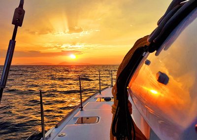 Sailing Athens Catamaran Cruise Sunset